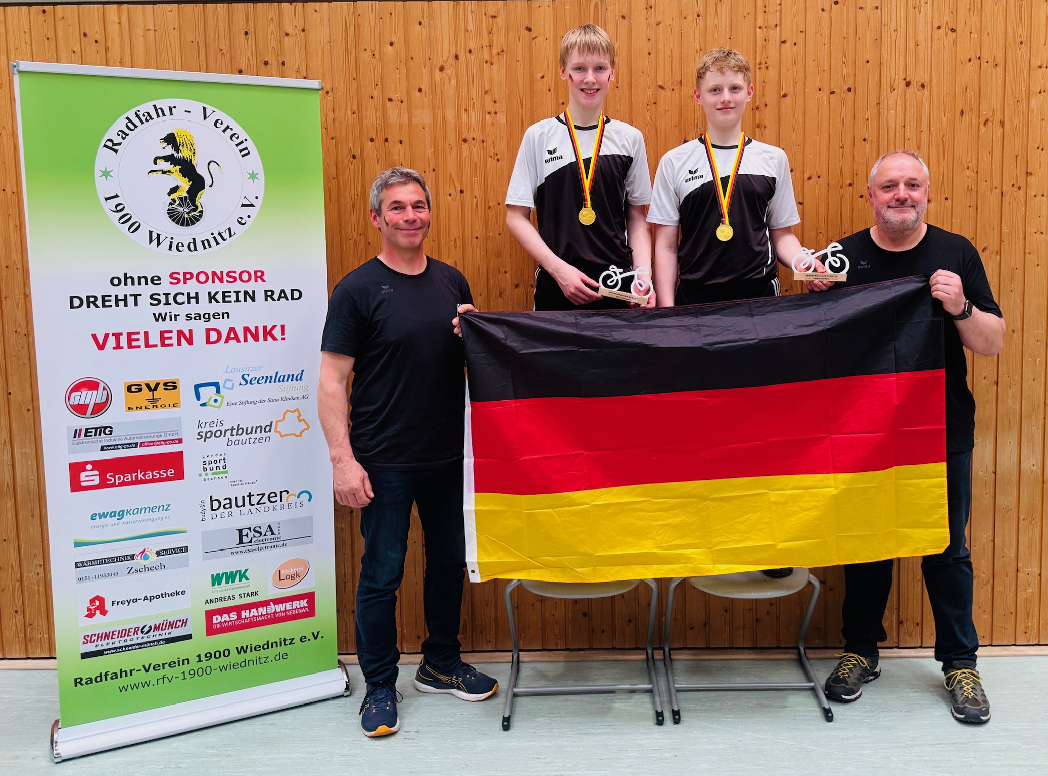 Deutsche Meister Radball Schüler U17 - 2025 Deutsche Meister Radball Schüler U17 - 2025